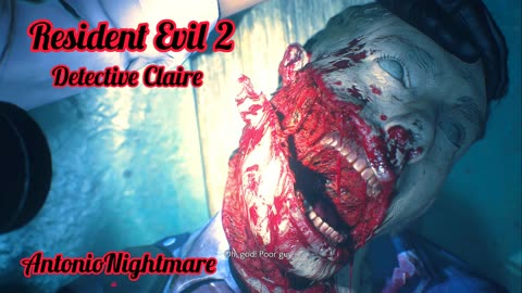 Resident EVIL 2 REmake - Detective Claire Redfield discovered a crime scene #residentevil #ps5