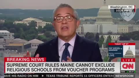 CNN public masturbation expert Jeffrey Toobin on religious schools. *See Description*