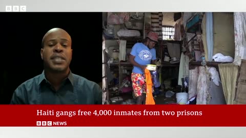 Haiti declares emergency after gangs free 4_000 inmates _ BBC News(480P)