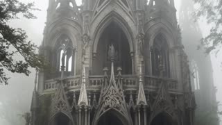 Gothic Architecture | Rainy | Moody | Abandoned Church | Digital Art | AI Art #abandoned #gothic