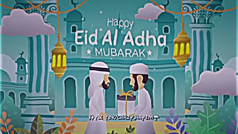 Eidul adhar of Muslims short video
