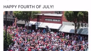 Happy 4th from President Trump