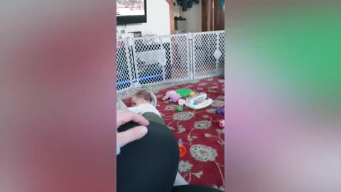Twin Baby Girls Argue Over