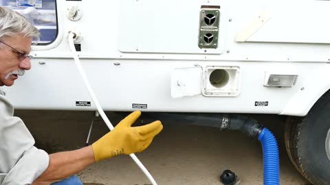 RV Sanidump Tips - Happy Camper, Hose Length, Gloves, Rinsing and Potable Water