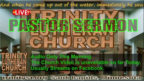 2024 02 18 Feb 18th Pastor Sermon Trinity Lutheran Sauk Rapids MN