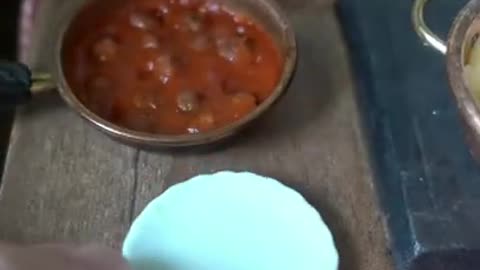 Minidturecookingsahar Miniature Cooking Spaghetti and Meatballs #minifood