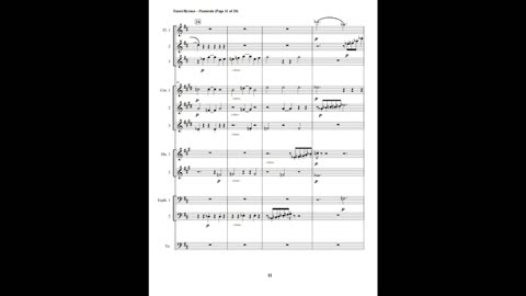 Gabriel Fauré – Pastorale, Op. 112, No. 4 (Brass Octet + 3 Flutes)