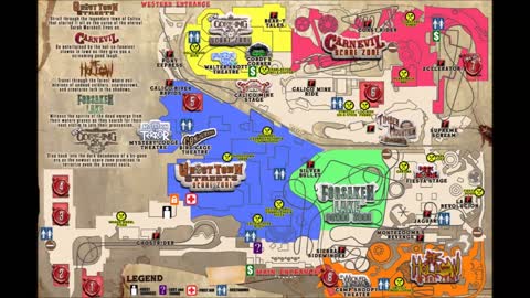 💥 Knott's Scary Farm Maps Over the Years 2023