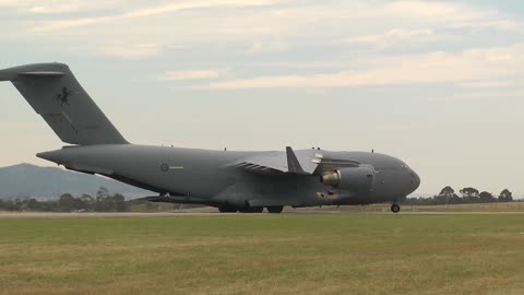 B-52 flies over our heads