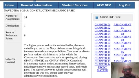 Summary of NAVEDTRA 14264A - Construction Mechanic (CM) Basic