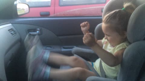 baby dance in car 3