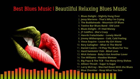 Best Blues Music | Beautilful Relaxing Blues Music | The Best Of Slow Blues Rock Ballads