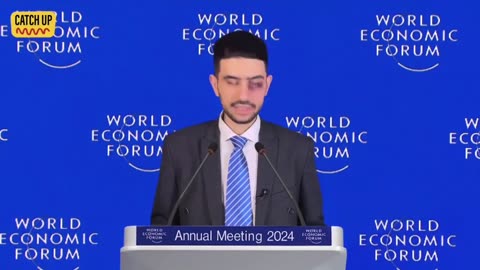 OMG they made him apologize‼️😱 WEF guest who crashed the Davos conference apologizes🤓🤣🤣