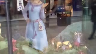 Disney Wish Movie in Shop Window