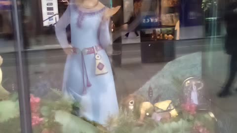 Disney Wish Movie in Shop Window