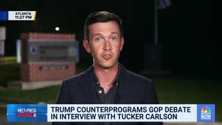 Tucker Carlson says donald trump intervlew 08/25/23