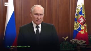 "Verrat gegenüber dem Volk" – Putin verurteilt Aufstand von Wagner