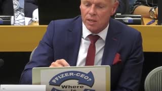 EU parliament member Rob Roos asked a Pfizer representative at a hearing if the mRNA vaccine was tested on preventing transmission at the time of introduction.