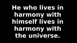 STAIRWAY TOWARD HARMONY - Quote - Marcus Aurelius