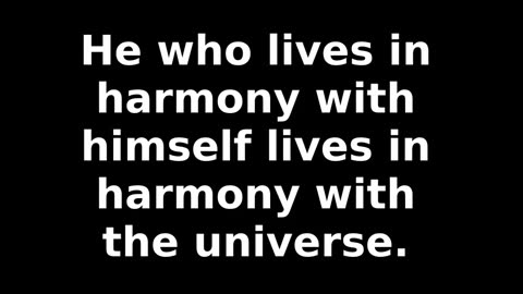 STAIRWAY TOWARD HARMONY - Quote - Marcus Aurelius