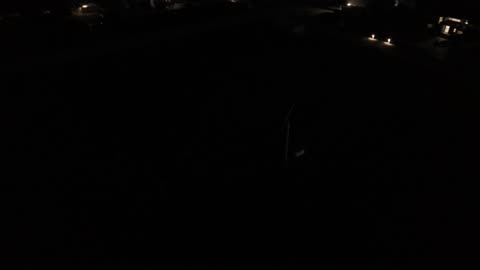 night recording of farm wind machine from mini 4 pro