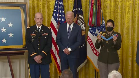 Biden awards Medal of Honor to Vietnam War veteran