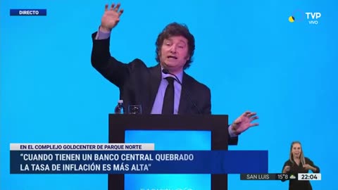 Discurso completo de Milei en la Fundación Libertad.