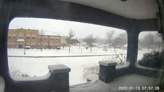 Snow plow on E. Santa Fe in Marceline, MO