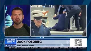 HumanEvents - Jack Posobiec reacts to Joe Biden falling