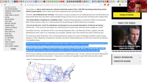 THEY ADMIT IT! - POWER GRID COLLAPSE! - ENERGY COMMISSIONER WARNS OF CRISIS!