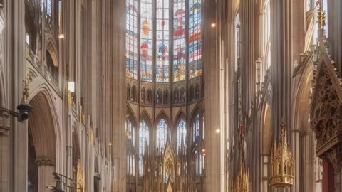 Gothic Cathedral | Gothic Church | Medieval Architecture | Digital Art | Gothic Art | AI Art