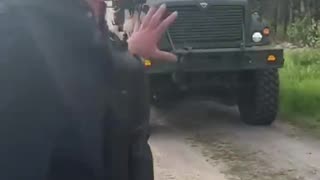 Mine-resistant vehicles are helping Ukrainian troops...