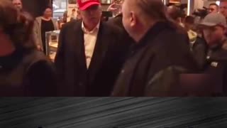 Trump in McDonalds East Palestine, Ohio @redpillboy