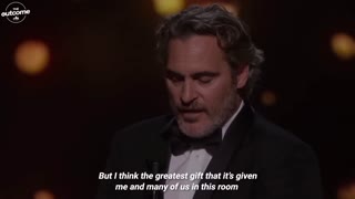 The SPEECH That BROKE The Internet: Joaquin Phoenix Oscar Speech