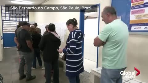 Brazilians cast their ballots in most polarized election for decades