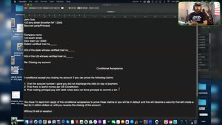 Making a Conditional Acceptance live on telegram