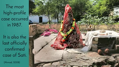 History of Sati - Widow self-immolation in India