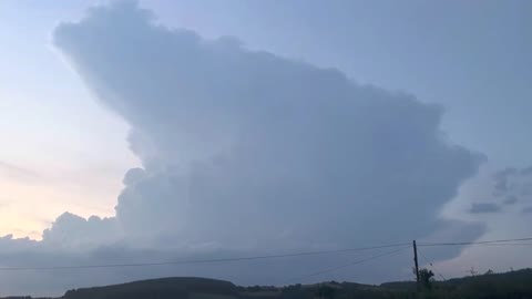 Thunderstorm north of Nenagh, Co. Tipperary, Ireland