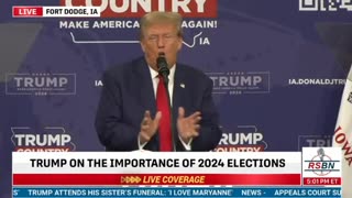 President Trump LIVE: Iowa-Best Moments- I'm Going To Prevent World War 3, Tax on China 300%