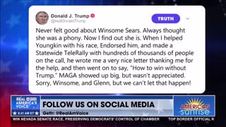 Update on President Trump's response to Winsome Sears