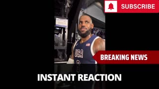 LeBron James Instant Reaction After Game Winner