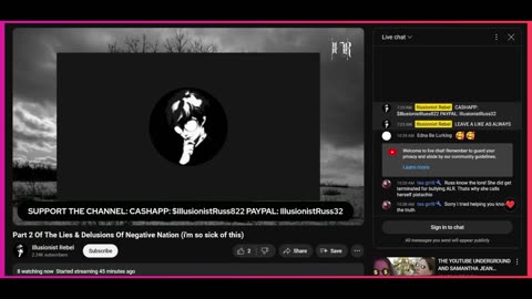 Archive of Illusionist Rebel "Part 2 Of The Lies & Delusions Of Negative Nation..."
