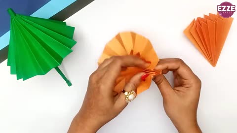 How To Make Paper Umbrella That Open And Close || Origami Paper Craft