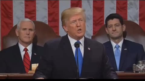 "A state of the union speech" from Trump