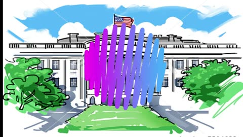 funny animation of Election 2024 trump and biden in American elections competition