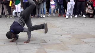 Amazing street breakdance performance