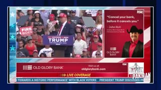 Trump's brain and mouth stop working, rally crowd goes silent