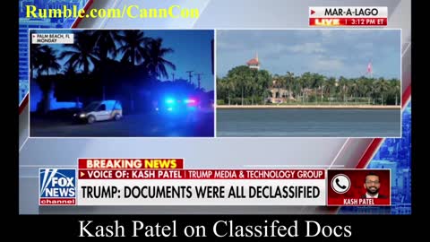 Kash Patel Clip on Classified Documents at Mar a Lago