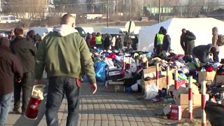 Refugee stood "all day and night" at Ukraine border