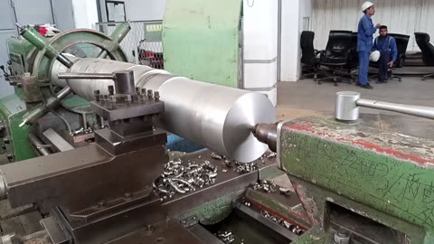 Huge🤯 Cam Shaft Turning on Giant Lathe Machine